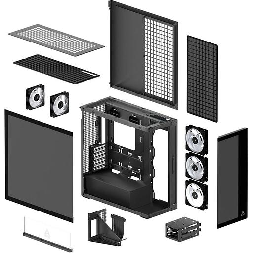 Корпус для ПК Arctic Cooling ARCTIC Xtender VG (Black) арт. ACPCC00016A фото 6