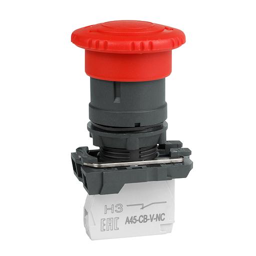 Кнопка ав ост возв пов OptiSignal D22 C5-ESTR-11 пластик 1НО+1НЗ XB5AS8445 фото 1