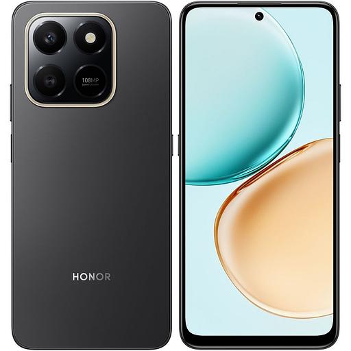 Смартфон HONOR X7d 6+128Gb чёрный (5109BXJT) фото 1