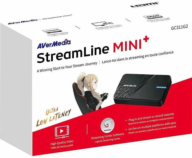 Карта видеозахвата Avermedia StreamLine MINI+ GC311 внешний USB 3.0 фото 7