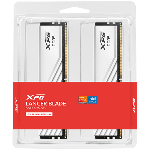 Модуль памяти ADATA 64GB DDR5 5600 DIMM XPG Lancer Blade White RGB CL 48, Intel XMP 3.0 / AMD EXPO фото 4