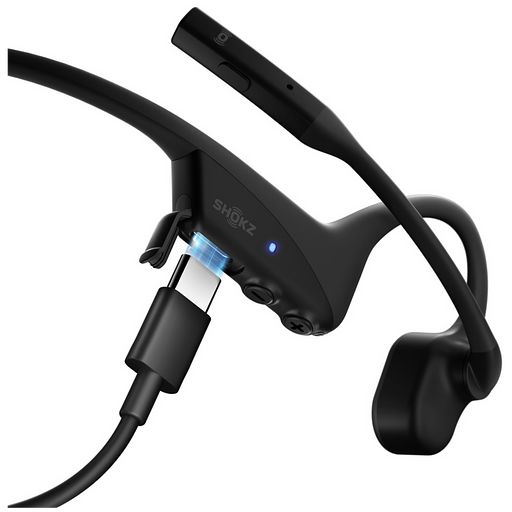 Гарнитура SHOKZ OpenComm2 UC 2025 Upgrade (With USB-C)(PN: C120-AC-BK) фото 6