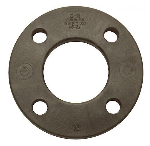 Фланец 80/90 ру 10/16 в полимерном покрытии фото 1