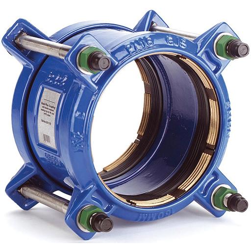 Муфта 250 ДРК соединительная для ПЭ и ПВХ труб фото 1