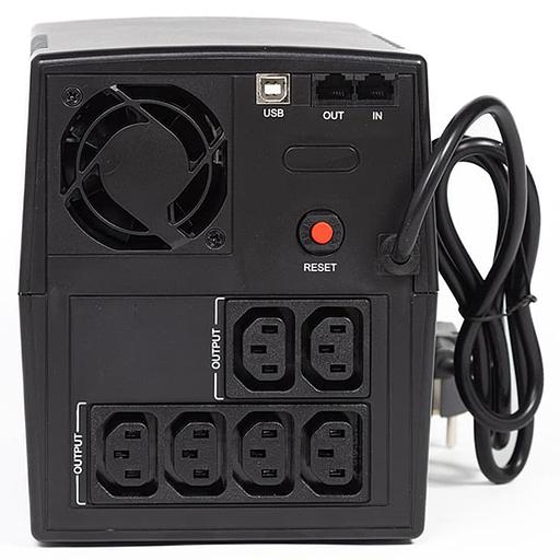 ИБП ЮНИОР СМАРТ 2200, 2200/1320 ВА/Вт, LCD, USB, RJ11/RJ45, IEC-C13x6/ line-interactive AS tower фото 4