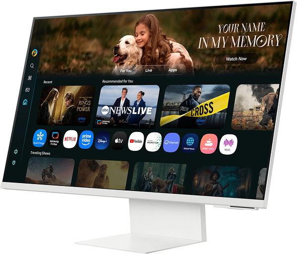 Монитор Samsung 32" S32FM803UIXCI белый VA LED 4ms 16:9 HDMI M/M матовая HAS Piv 3000:1 400cd 178гр/178гр 3840x2160 60Hz 4K USB 7кг фото 3