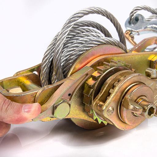 Лебедка ручная КВТ ЛР-20 (58833) 2 т, 1.6 м фото 7