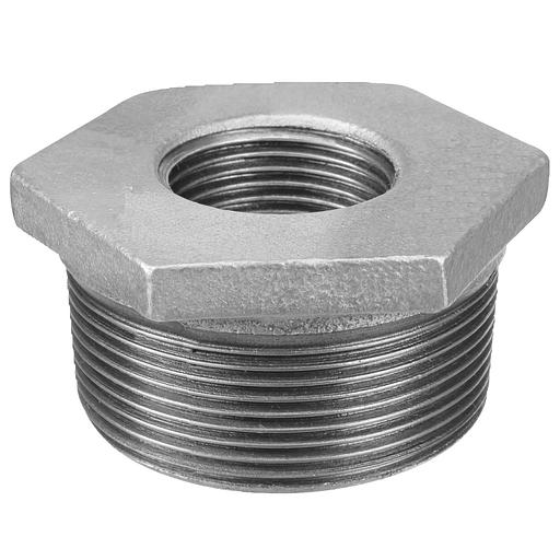 Футорка 50 х 25 2" х 1" нр вр чугунная оцинкованная фото 1