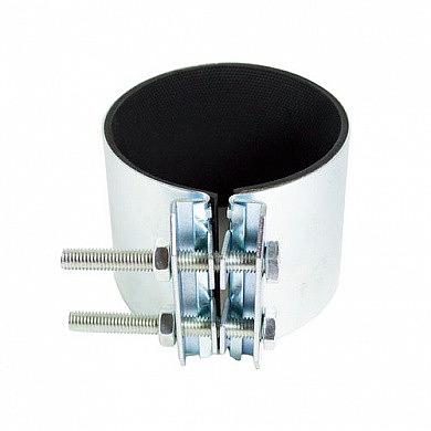 Хомут 150 6" (159-172) ремонтный односторонний стальной оцинкованный краб фото 1