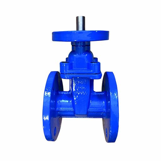 Задвижка 80 ру 10/16 30ч939р чугунная фланцевая с обрезиненным клином под электропривод тип МЗВ фото 1