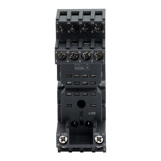 Колодка с винтовыми клеммами для реле на 4 группы: IR-24DC/220DC/230AC-4CO фото 4