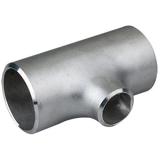 Тройник 89х57 ст20 стальной переходной приварной оцинкованный фото 1