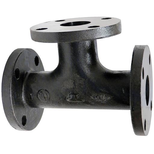 Тройник 65 ТФ чугунный фланцевый с ЦПП вчшг фото 1