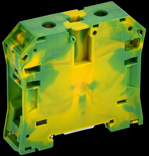 Колодка клеммная IEK CTS-PEN земля монтаж неск. напр. 70мм2 фото 1