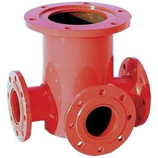 ППТФ 100 Пожарная подставка тройник фланцевый стальной фото 1