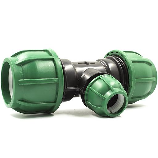 Тройник 75х50х75 переходной компрессионный фото 1