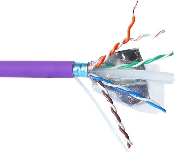 Кабель информационный Lanmaster LAN-6AUMTP-HFLT-VI кат.6A UTP 4 пары 23AWG LSZH внутренний 305м фиолетовый фото 2