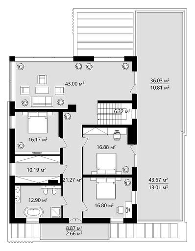Проект дома KDR – 26 фото 3