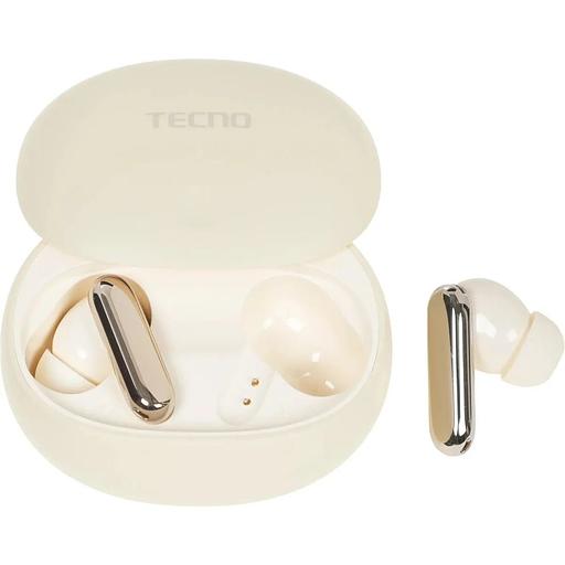 Наушники Tecno True 1 Air TU01 кремовый беспроводные bluetooth TU01 AIR CREAMY WHITE фото 1