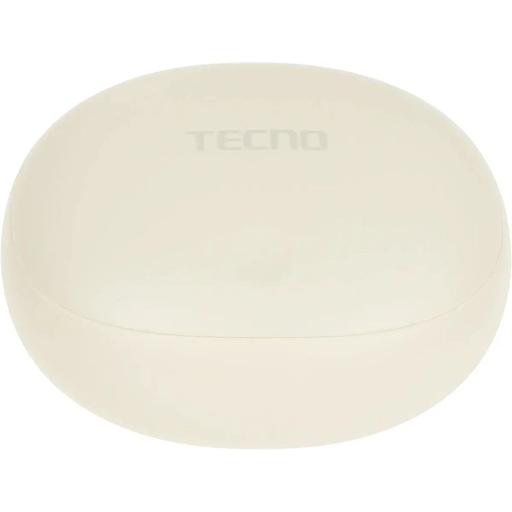 Наушники Tecno True 1 Air TU01 кремовый беспроводные bluetooth TU01 AIR CREAMY WHITE фото 2