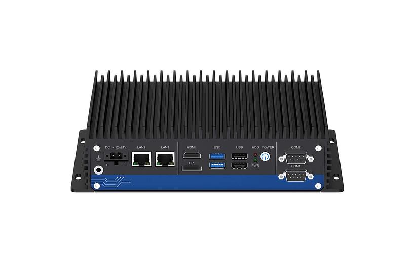 Компактный встраиваемый компьютер eBOX-NNZ-1235U-4G-SSD512G. В составе: процессор Intel Core i5-1235U, память DDR4 4 Гб, накопитель M.2 SSD 512 Гб (можно конфигурировать различные модификации компьютера). Рабочая температура: -20 ~ 60°C фото 1