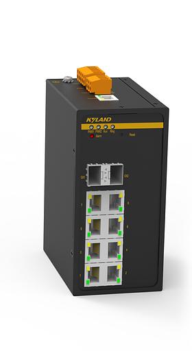 Управляемый коммутатор c 2 слотами 100/1000Base-X SFP, 8 портами 10/100Base-T(X) (разъем RJ45), два входа питания 24/48 В пост. фото 1