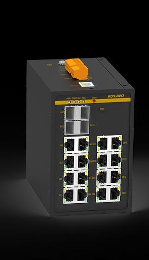 Управляемый коммутатор c 4 слотами 100/1000Base-X SFP, 16 портами 10/100/1000Base-T(X) (разъем RJ45), один вход питания 110-240 В перем. или 110-220 В пост. фото 1