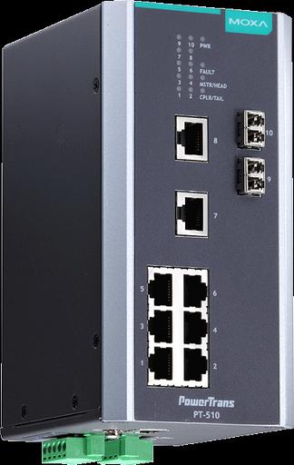 Управляемый коммутатор 8 x 10/100BaseTX, 2 x 100BaseFX (многомодовое оптоволокно), питание - 110/220 В пост./перем., разъем LC фото 1