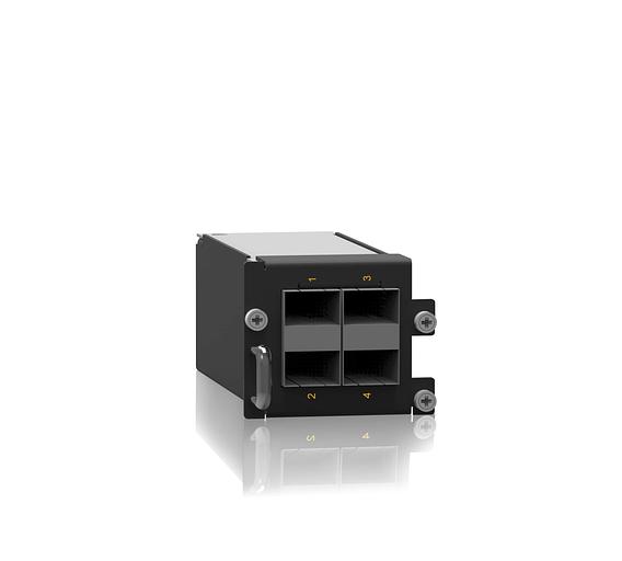Модуль 4 x 100/1000BaseSFP с поддержкой DDM, 1U фото 1