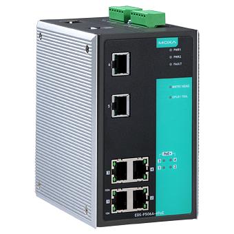 Управляемый коммутатор 6 x 10/100BaseTX, 4 из них с PoE IEEE 802.3af/at фото 1