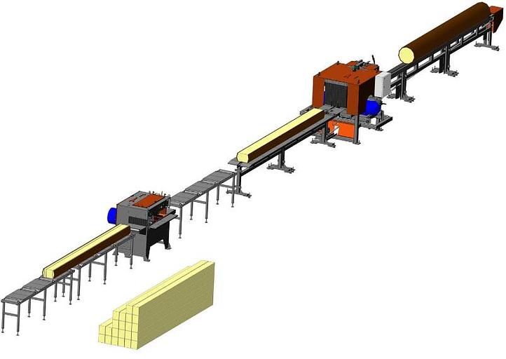 Тонкомерная лесопильная линия фото 2