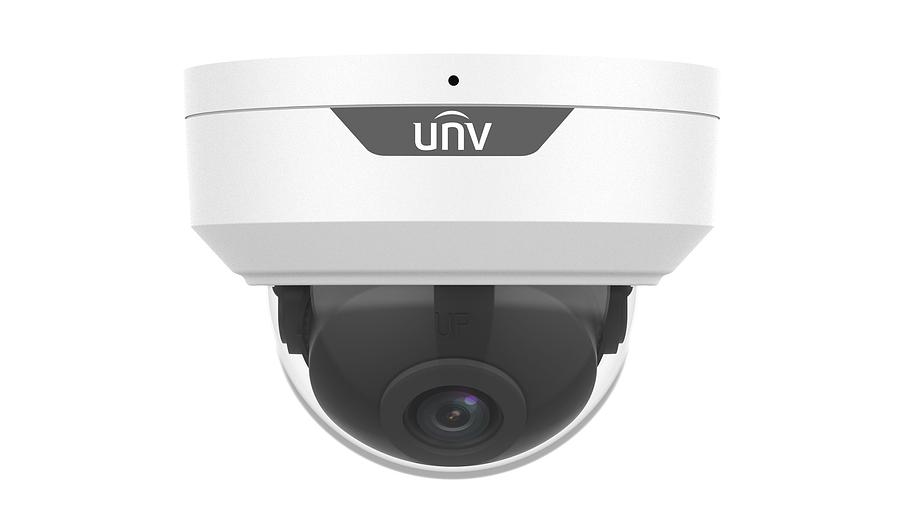 Видеокамера IP купольная антивандальная, 1/2.9" 2 Мп КМОП @ 30 к/с, ИК-подсветка до 30м., 0.01 Лк @F2.0, объектив 2.8 мм, DWDR, 2D/3D DNR, Ultra 265, H.265, H.264, MJPEG, 2 потока, встроенный микрофон, детекция человека, аудиодетекция, поддержка Micro SD фото 1