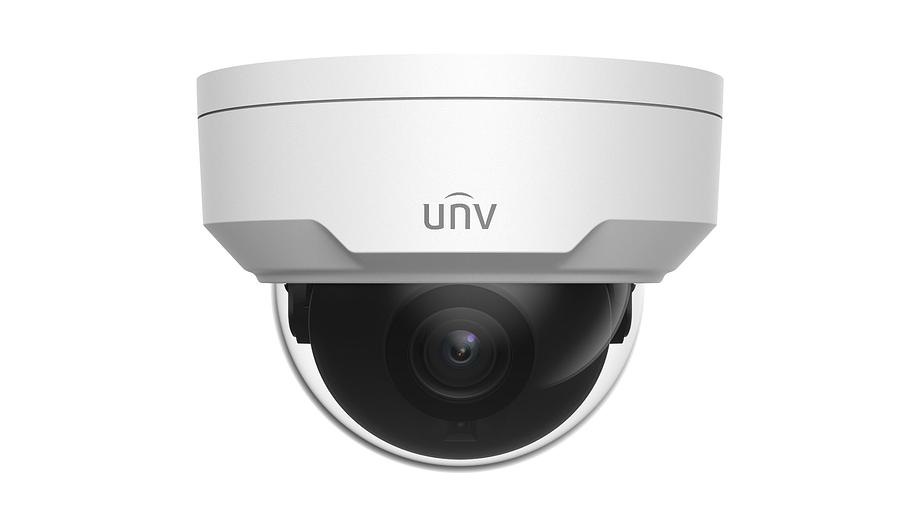 Видеокамера IP купольная антивандальная, 1/3" 4 Мп КМОП @ 30 к/с, ИК-подсветка до 30м., LightHunter 0.002 Лк @F1.6, объектив 2.8 мм, WDR, 2D/3D DNR, Ultra 265, H.265, H.264, MJPEG, 3 потока, аудио вход/выход, тревожный вход/выход, Ultra motion detection(U фото 1