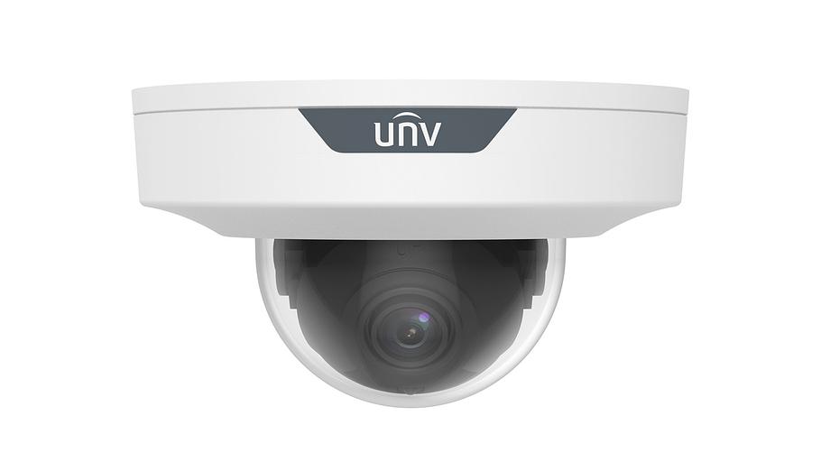 Видеокамера IP купольная антивандальная, 1/2.7" 4 Мп КМОП @ 30 к/с, ИК-подсветка до 30м., LightHunter 0.002 Лк @F1.6, объектив 2.8 мм, WDR, 2D/3D DNR, Ultra 265, H.265, H.264, MJPEG, 3 потока,аудио вход/выход, тревожный вход/выход, встроенный микрофон, Ul фото 1