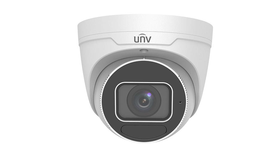 Видеокамера IP купольная, 1/3" 4 Мп КМОП @ 30 к/с, ИК-подсветка до 40м., 0.003 Лк @F1.6, объектив 2.8-12.0 мм моторизованный с автофокусировкой, WDR, 2D/3D DNR, Ultra 265, H.265, H.264, MJPEG фото 1