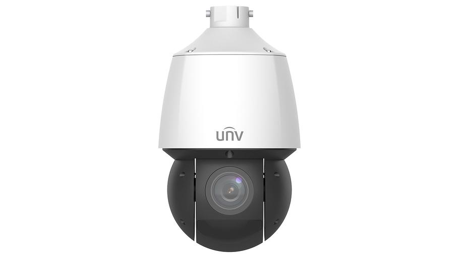 Видеокамера IP скоростная PTZ, 1/2.8" 4 Мп КМОП @ 30 к/с, ИК-подсветка до 100м, LightHunter 0.003 Лк @F1.5, объектив 4.8-120.0 мм моторизованный с автофокусировкой, WDR, 2D/3D DNR, Ultra 265, H.265, H.264, MJPEG, 3 потока, аудио вход/выход, тревожный вход фото 1
