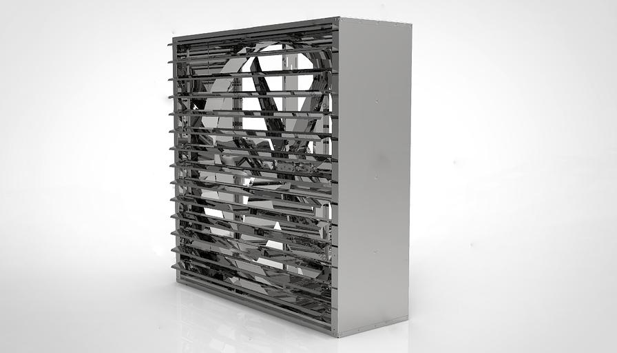 Осевой вентилятор-ВО с инерционными жалюзи фото 1