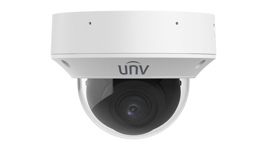 Видеокамера IP купольная антивандальная, 1/1.8"CMOS, 8Мп (3840*2160) @ 60к/с, Ultra 265|H.265|H.264|MJPEG, 3 потока, 140дБ WDR, 8~32мм объектив, P-Iris, 0.003Лк @F1.6, ИК-подствека до 40м, поддержка Micro SD карт памяти до 512 Гбайт, встроенные 2 микрофон фото 1