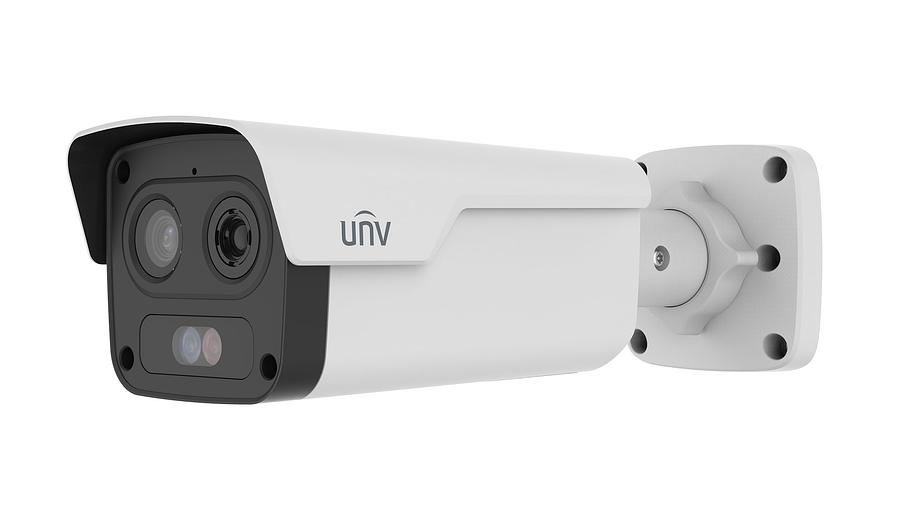 Сетевая тепловизионная цилиндрическая видеокамера Ultra 265/H.265/ H.264/MJPEG, 3 потока, DC12В(±25%)/PoE(IEEE802.3af), IP67, Deep learning(защита периметра), -50°C~+70°C Оптический модуль: 1/2.8" матрица CMOS, 2688*1520@30к/с, 8 мм Фиксированный объект фото 1