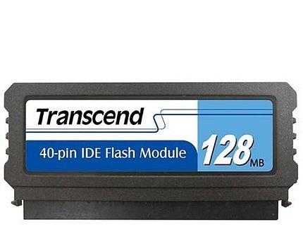 Модуль памяти TS128MDOM40V-S, 128 Мб, вертикальный, 40 Pin, IDE фото 1