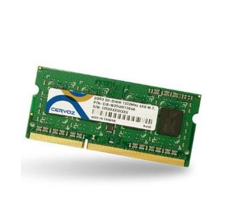 Модуль памяти CIR-W3SUSOS1604G, 4 Гб, DDR3 SO-DIMM, 1600 МГц, 256M x 8, 204 контакта, рабочий диапазон температур -40...+85˚C фото 1