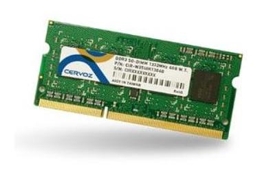 Модуль памяти CIR-W3SUSOSM1802G, 2 Гб, DDR3 SO-DIMM, 1866 MГц, 256M x 8, 204 контактов, 1.5 В / 1.35 В, рабочий диапазон температур -40...+85˚C фото 1