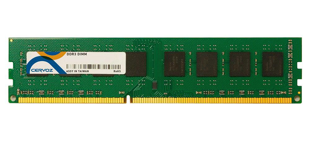 Модуль памяти CIR-S3DUSPM1608G, DDR3 DIMM, 240 контактов, 8 Гб, 512M x 8, 1600 МГц, 1.5 В / 1.35 В, двухсторонний, рабочий диапазон температур 0...+85°C фото 1