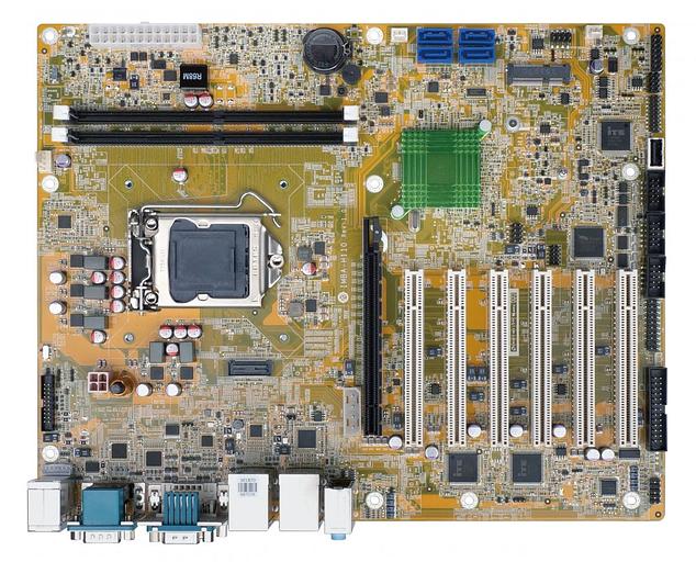 Промышленная материнская плата IMBA-H110, форм-фактор ATX, сокет Intel LGA 1151 для процессоров Core i3/i5/i7, до 64Гб DDR4-2133, DVI-I/HDMI, 2x GbE LAN, 6x COM, 9x USB, 4x SATA, 6x PCI, 1x PCIe x16, 1x PCIe-mini фото 1