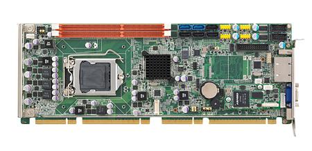 Промышленная плата PCE-5126QG2-00A1E, форм-фактор PICMG 1.3, сокет LGA 1155, поддержка процессора Intel Core i7/i5/i3, чипсет Intel Q67, DDR3, 2x GB LAN, 2x COM, 9x USB, SATA III фото 1