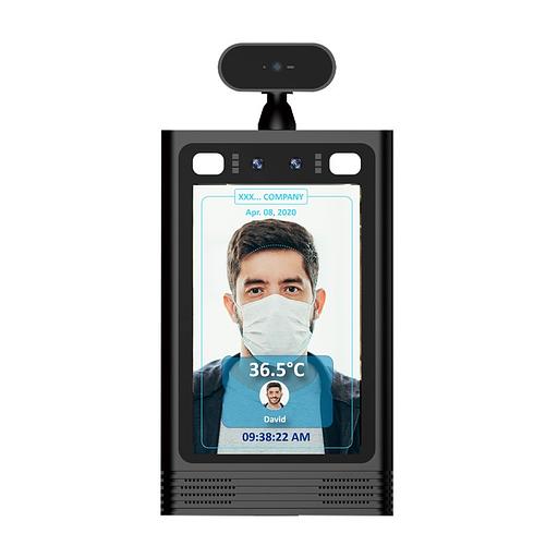 Терминал контроля доступа с биометрической идентификацией и термометрией ITC080, предназначен для проходных с малым потоком людей или для офисных помещений. Помимо функции биометрической идентификации пользователя, те фото 1