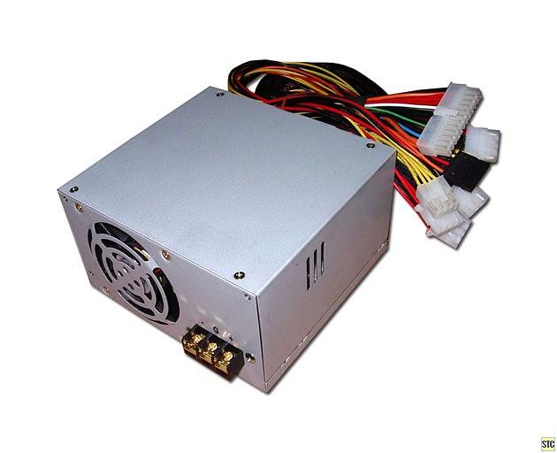 Промышленный блок питания STC-24450H, ATX 450Вт, входное напряжение +24VDC, рабочий диапазон температур -20…+60C фото 1
