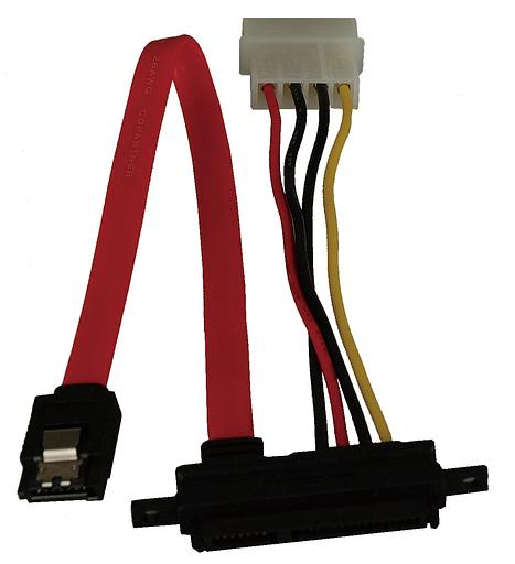 Кабель SATA HDD (20 см) + Кабель питания (10 см) фото 1