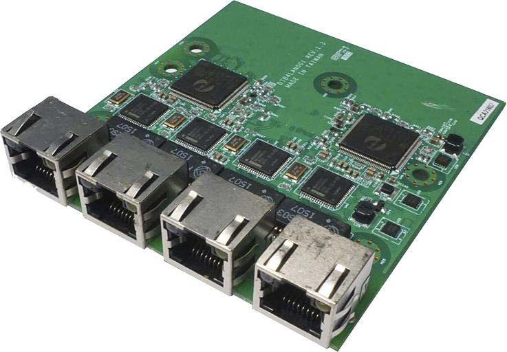 Модуль расширения: 4 x GbE LAN, для DS-1100 фото 1
