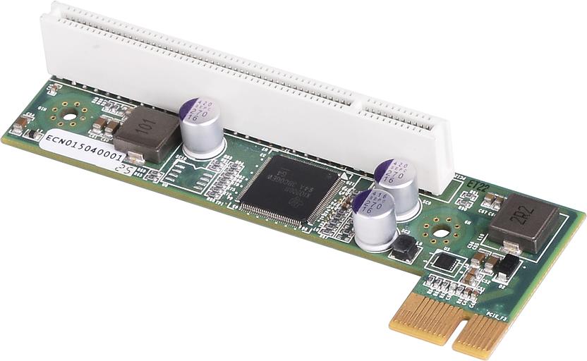 Riser карта с 1x PCI Slot, совместимая с DE-1001, DS-1001, DS-1101, P2002E фото 1